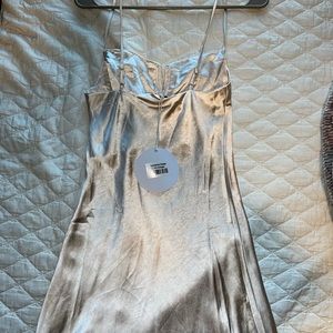 hewlett mini dress champagne!!